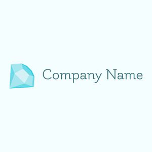 Diamond logo on a Azure background - Mode & Schönheit