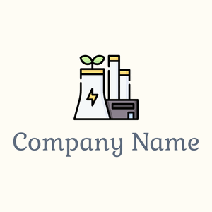 Power plant logo on a Floral White background - Categorieën