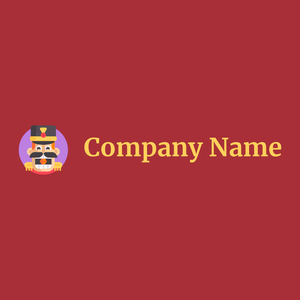 Nutcracker logo on a Brown background - Abstrakt