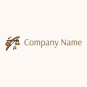 Berimbau logo on a Seashell background - Entertainment & Arts