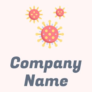 Coronavirus logo on a Snow background - Medisch & Farmaceutisch