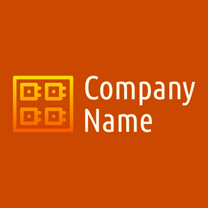 Mortuary logo on a Tenne (Tawny) background - Hospital & Farmácia