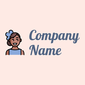 Bridesmaid logo on a Rose background - Moda & Beleza