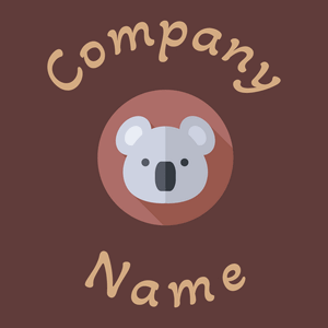 Koala logo on a Van Cleef background - Animaux & Animaux de compagnie