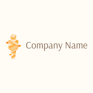 Mummy logo on a Floral White background - Abstrato