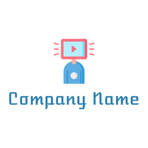 Content creator logo on a White background - Arte & Entretenimiento