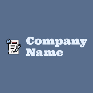Mortgage logo on a Kashmir Blue background - Immobilien & Hypotheken