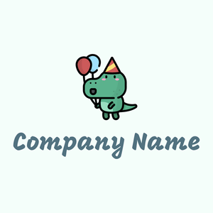 Birthday logo on a Mint Cream background - Tiere & Haustiere