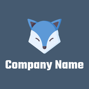 Arctic fox on a Chambray background - Animali & Cuccioli