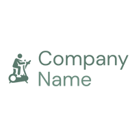 Exercise logo on a White background - Deportes