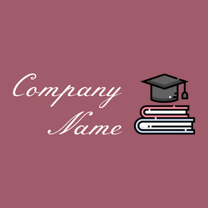 Knowledge logo on a dark red background - Educación