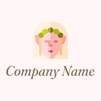Nymph logo on a Snow background - Abstrato