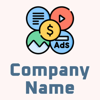 Marketing mix logo on a Snow background - Negócios & Consultoria