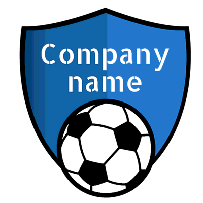 Logo insignia, balón de fútbol - Juegos & Entretenimiento Logotipo