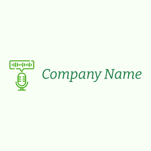Audio logo on a Honeydew background - Comunicaciones