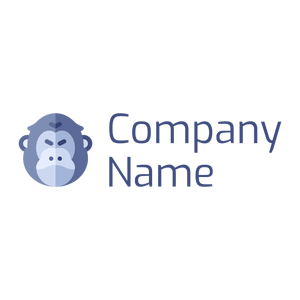 Gorilla logo on a White background - Animales & Animales de compañía