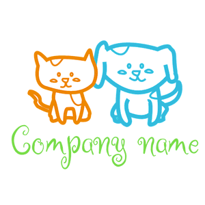 cat and dog logo - Niños & Guardería