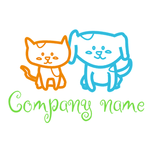 cat and dog logo - Enfant & Garderie