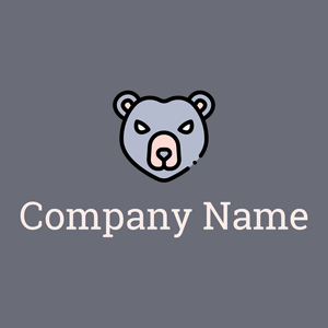 Grizzly bear on a Raven background - Animales & Animales de compañía