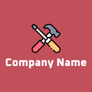 Tools logo on a Fuzzy Wuzzy Brown background - Costruzioni & Strumenti