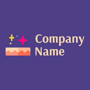 Skincare logo on a Dark Slate Blue background - Medicina & Farmacia