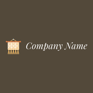 Macrame logo on a Metallic Bronze background - Entretenimento & Artes