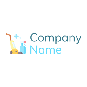 Cleaning Service logo on a White background - Limpeza & Manutenção