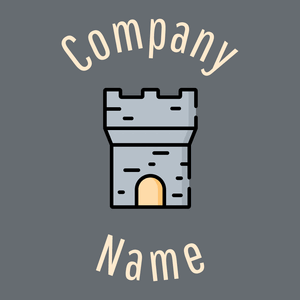 Tower logo on a Mid Grey background - Architektur
