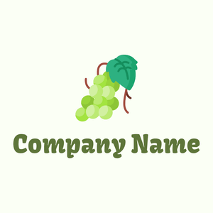 Green Grape on a Ivory background - Comida & Bebida