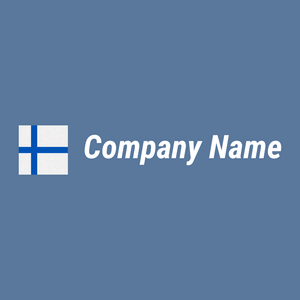 Finland logo on a Waikawa Grey background - Viagens & Hotel