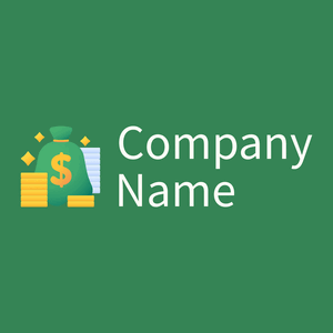 Money bag logo on a Amazon background - Entreprise & Consultant