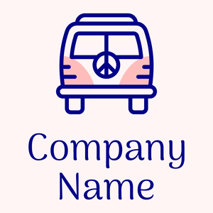Van logo on a Snow background - Abstracto
