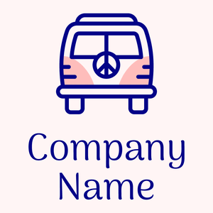 Van logo on a Snow background - Abstrato