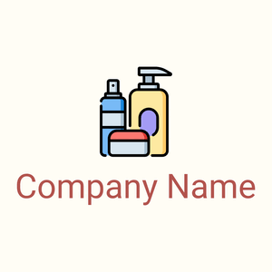 Skincare logo on a Floral White background - Mode & Schoonheid