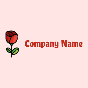 Rose logo on a Misty Rose background - Citas