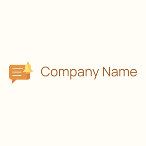 Chat logo on a Floral White background - Domaine des communications