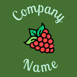 Raspberry logo on a Dell background - Alimentos & Bebidas