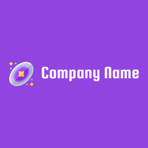 Nebula logo on a Blue Violet background - Abstrato