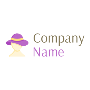 purple hat logo on a White background - Mode & Beauté