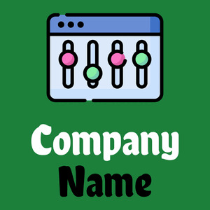 Customize logo on a Dark Spring Green background - Sicherheit