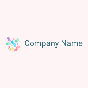 Confetti logo on a Snow background - Abstrait