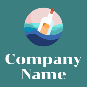 Bottle on a Calypso background - Abstract