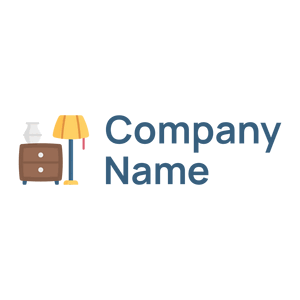 Lamp logo on a White background - Móveis