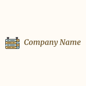 Funeral home logo on a Floral White background - Medicina & Farmacia