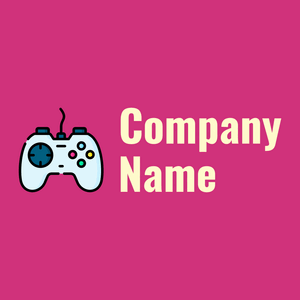 Joystick logo on a Deep Cerise background - Tecnologia