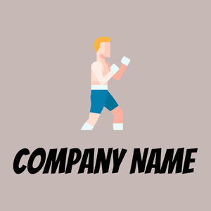 Kickboxing logo on a Pink Swan background - Sports
