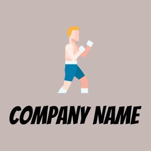 Kickboxing logo on a Pink Swan background - Esportes