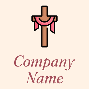 Cross on a Seashell background - Religiosidade