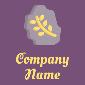Fossil logo on a Trendy Pink background - Medio ambiente & Ecología