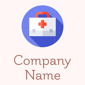 First aid kit logo on a Snow background - Seguridad